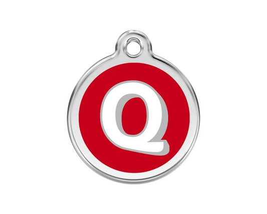 Médaille pour chien Lettre alphabétique Q