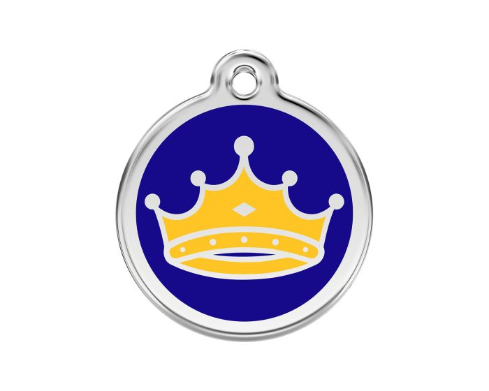 Médaille pour chien avec motif courronne de roi – Médailles pour chiens