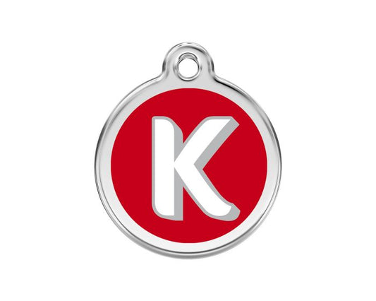 Médaille pour chien Lettre alphabétique K